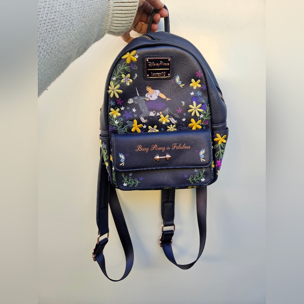 Loungefly Navy Floral Backpack